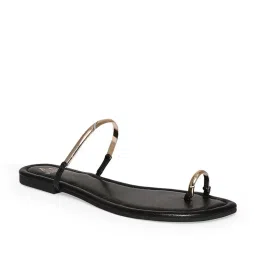 Tao Paris Women's Saylina Black Toe Ring Sandals image 2