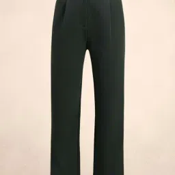 Vero Moda Darkest Spruce Straight Fit Trousers image 4