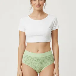 FiveFlag Pack of 3 Printed Mid-Rise Hipster Briefs image 5