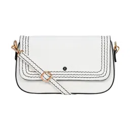 Esbeda White Medium Shoulder Bag-image-65