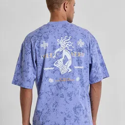 Snitch Men Graphic Printed Round Neck Cotton Relaxed Fit T-shirt-picture-27