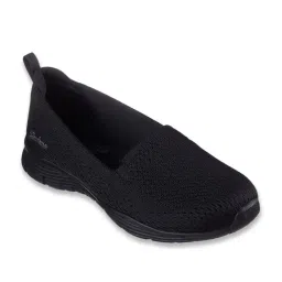 Skechers Womens SEAGER Black Casual Slip On Shoe image 2