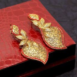 Panash Gold Plated Classic Drop Earrings-picture-36