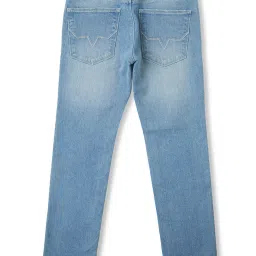 Pepe Jeans Kids Light Blue Solid Jeans image 2