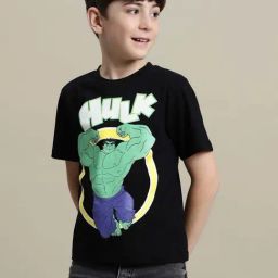 Kidsville Boys Black Cotton Printed T-Shirt-picture-39