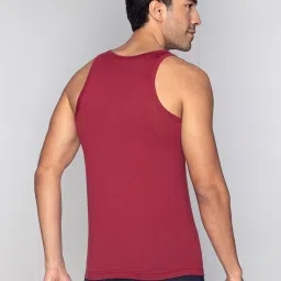 XYXX Black & Red Round Neck Vest - Pack of 2 image 2