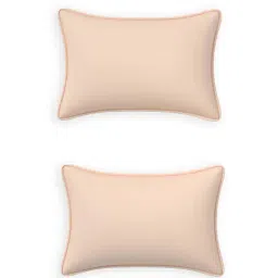 DDecor Orange Cotton 180TC Bedsheet with 2 Pillow Cover image 4