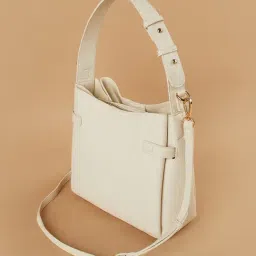 Code by Lifestyle Off White Handbag image 5