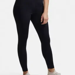 Jockey MW20 Women's Microfiber Performance Leggings with Broad Waistband and Stay Dry Technology-image-12