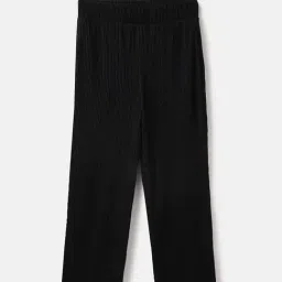 United Colors of Benetton Girls Black Textured Trousers-picture-19