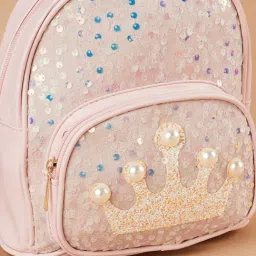 Ginger by Lifestyle Pink Embellished Backpack image 3