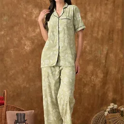 Saanvi Collection Geometric Printed Night suit-image-57