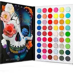 SUNISA 54 Color Eyeshadow Palette- Multicolor image 1
