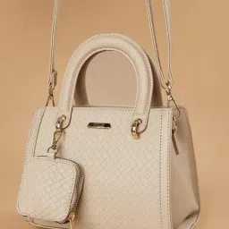 Code by Lifestyle Beige Handbag-image-50