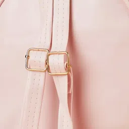 Ginger by Lifestyle Pink Embellished Backpack image 4