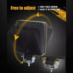 Allextreme EX38L02 38 LED Car Irradiation Lamp Yellow & White IP67 High-Intensity Dual Beam Power Work Light Compatible with Cars Trucks SUV Dust Shock Resistant (Pack of 2) image 2