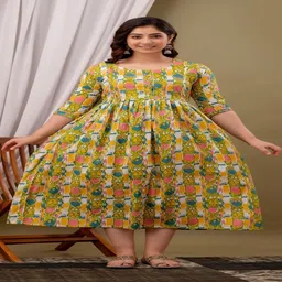 MAINA CREATION Women Floral Printed Floral Anarkali Kurta image 4