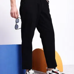 Aeropostale Men Smart Pure Cotton Straight Fit Chinos Trousers-picture-47