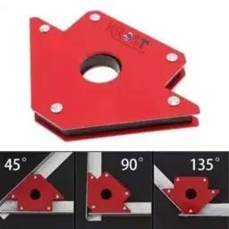 TileMaster Multi-Angle Magnetic Welding Clamp Set 45°, 90° & 135° 15 mm Throat Depth Mild Steel Red, TM-25 (Set of 6) image 3