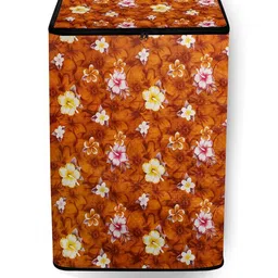 The Furnishing Tree Yellow Printed Washing Machine Cover image 3