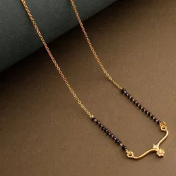 Bhumi Gold-Plated Artificial Stones and Beads Mangalsutra-picture-25