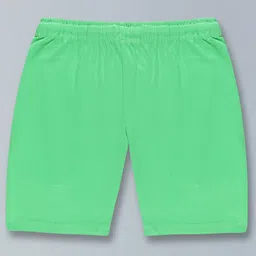 Kiddopanti Jeep Placement Printed Knitted Shorts  - Green image 3
