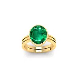 Pranjal Gems Unisex 8.25 Ratti 7.62 KT Panna Sapphire Gemstone Adjustable Finger Ring-picture-41