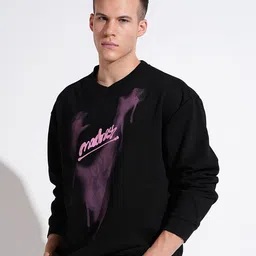 SHOWOFFFF Men Printed Cotton Sweatshirt image 4