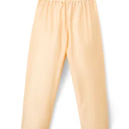 Babyhug Woven Full Sleeves Kurta Pajama Set With Floral Print & Embroidery- Multicolour image 4