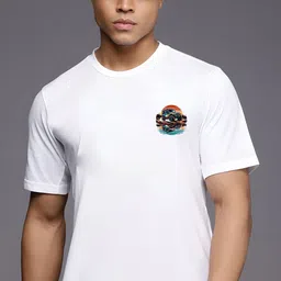 SZN Men Printed Raw Edge T-shirt-picture-25