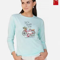 Metronaut Women 2 Printed Bio Finish T-shirt-picture-30