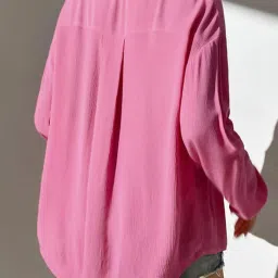 SELVIA Pink Regular Fit Shirt image 2
