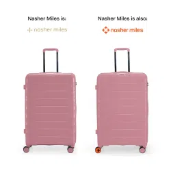 Nasher Miles Vienna Hard-Sided Luggage Set of 3 Pink Trolley Bag (55, 65 & 75 cm) image 2