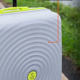 Nasher Miles Goa Hard-sided Polypropylene Set of3 Lavender Green Trolley Bags(55,65&75Cm) image 2