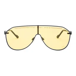 Royal Enfield Bullet Meri Jaan Yellow UV Protection Faceshield Sunglasses for Men image 2