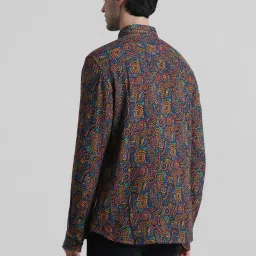 Jack & Jones Multicolored Cotton Regular Fit Printed Shirt image 2