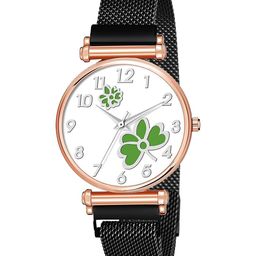 CSAMON Women Printed Dial & Bracelet Style Analogue Watch Csamon_34_Black 315 Green Dial-picture-14