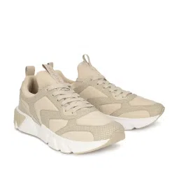 Calvin Klein Jeans Men's Europe Dark Ecru & Feather Grey Sneakers image 2