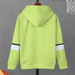 HELLCAT Kids Green Graphic Print Full Sleeves Sweatshirt image 2