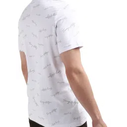 Tommy Hilfiger Bright White Regular Fit Printed T-Shirt image 2