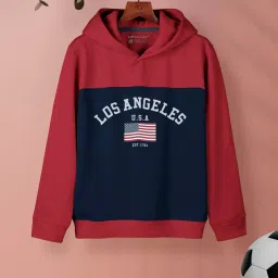 HELLCAT Kids Maroon & Beige Printed Full Sleeves T-Shirt (Pack Of 2) image 2