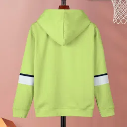 HELLCAT Kids Green Graphic Print Full Sleeves T-Shirt image 2