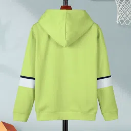 HELLCAT Kids Green Graphic Print Full Sleeves Sweatshirt image 2