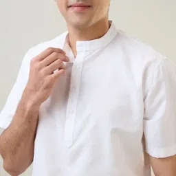 SleepZ by Raymond White Comfort Fit Nightwear Set image 5