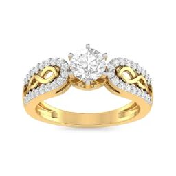 PC Jeweller Evaleen 18k Gold Ring for Women-picture-22