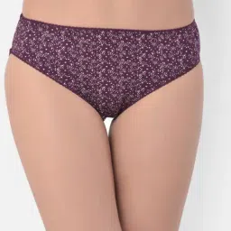 Clovia Purple Printed Bikini Panty-image-24