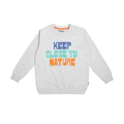 lil tomatoes Li'l Tomatoes Kids Ecru Graphic Print Sweatshirt-picture-15