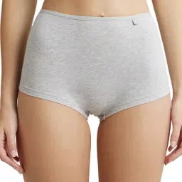 Jockey SS04 Women's High Coverage Super Combed Cotton Mid Waist Boy Shorts With Concealed Waistband-image-61