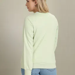 U.S. Polo Assn. Light Green Graphic Print Sweatshirt image 2