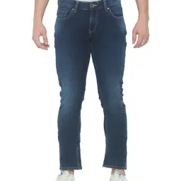 Spykar Royal Blue Cotton Skinny Fit Jeans-picture-10